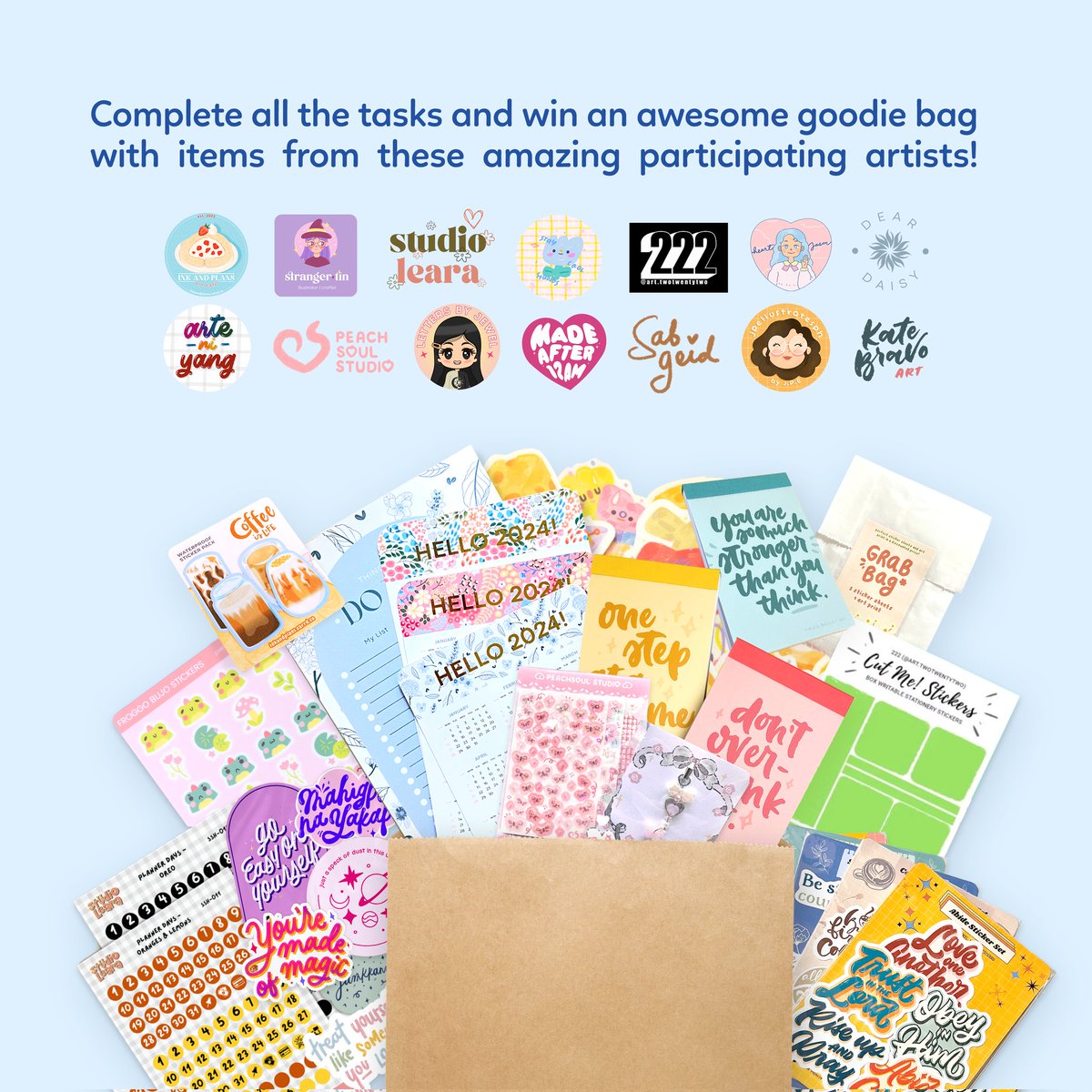 palette_byjess's tweet photo. Super dali lang namin hanapin! Just turn left and ta-da! Also, we have a special Stamp Rally for y'all! π
#plannercon2023 #stickercon2023 #stickerconmnl @StickerConMNL https://t.co/LNtdsx6E5g