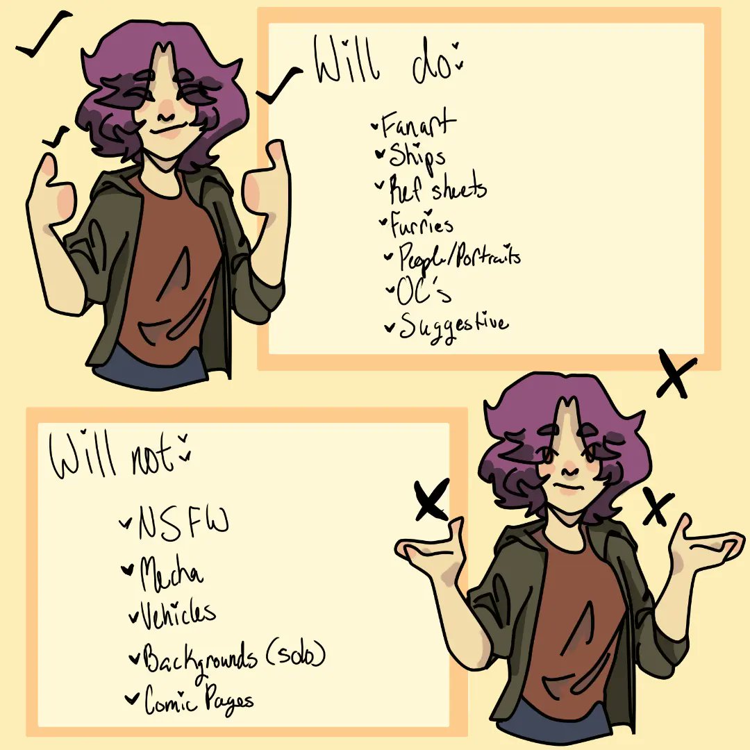 A_idiot56's tweet photo. Guys it's that time when I make another commission sheet bc I always fudge them up- anyways 🧵on Xtra info! https://t.co/pXmglLGu7x