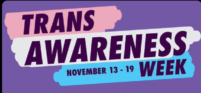 #TransgenderAwareness Week
Each year between #November13and19, people and organizations around the country participate in Transgender Awareness Week to help increase understanding about transgender people and the issues members of the community face.

#TransAwarenessWeek takes…