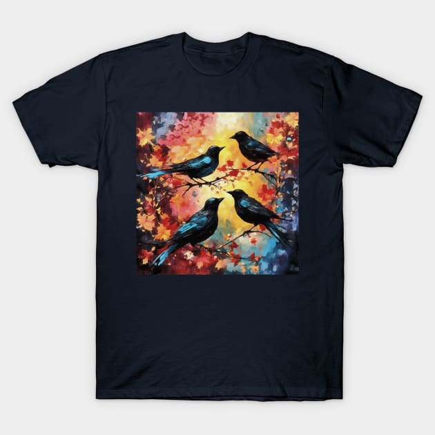 TaicheTees's tweet photo. Four Calling Birds - Blackbirds - #TShirt #teepublic #taiche #twelvedaysofchristmas #acrylicpainting #christmasdecor #holidayseason #days #holidaycheer #christianity #gospels #evangelists #thefourth #blackbird #callingbirds
#Christmas2023 https://t.co/TGUurYBdEg https://t.co/LyTc8Zr6lQ