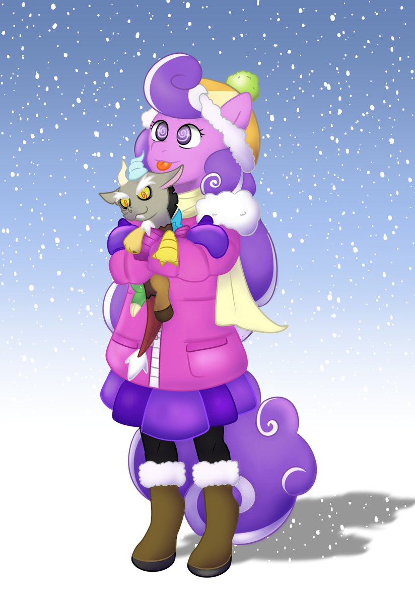 Fluttercord45's tweet image. Snowy day❄️❄️❄️