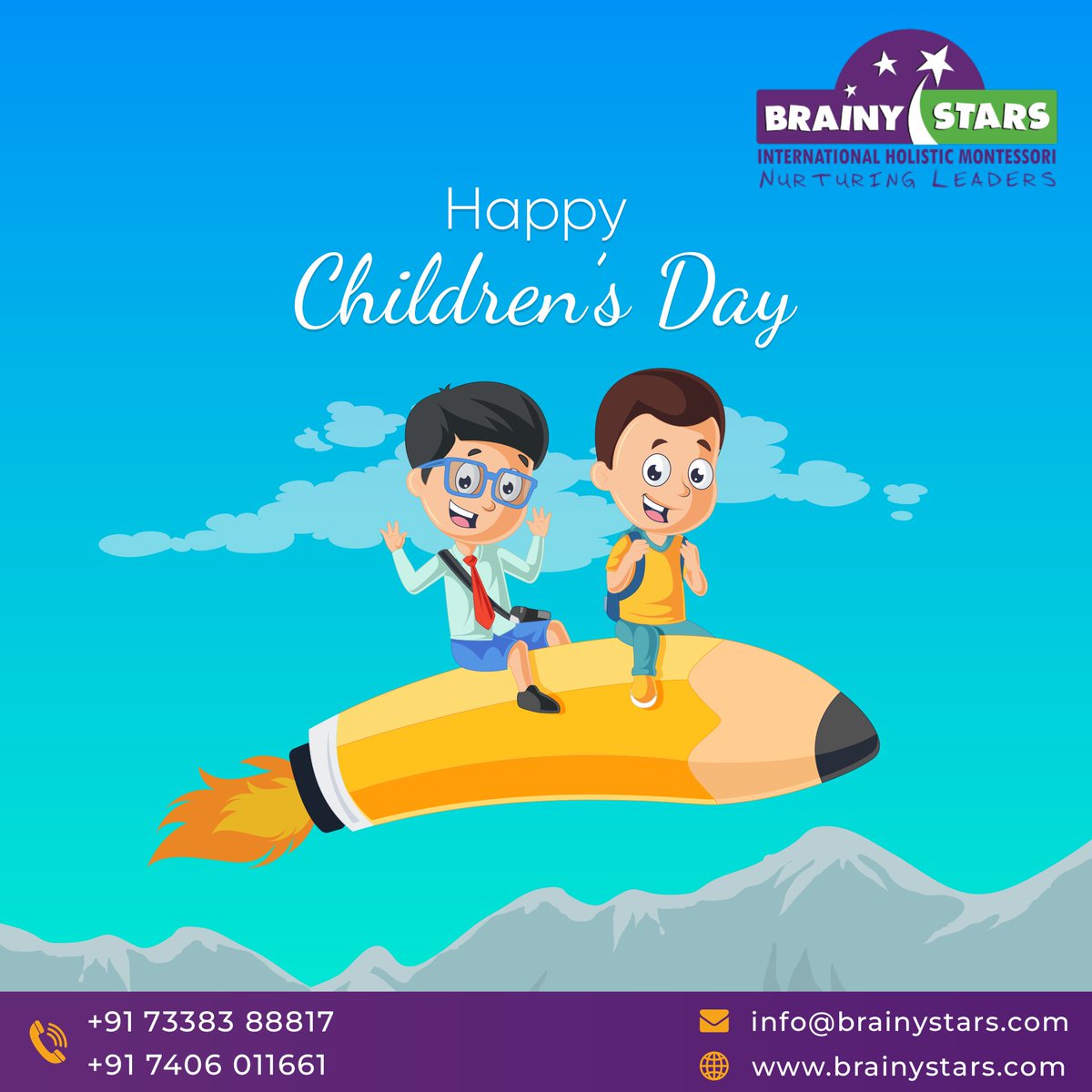 Today’s children are tomorrow’s scientists, doctors, lawyers, police, and other professionals. 

#HappyChildrensDay #ChildrenAreTheFuture #HealthyProsperousEducatedWise #ChildrensDayWishes #CelebrateChildhood #FutureProfessionals #HappyChildrensDay2023 #HealthyEducatedWise