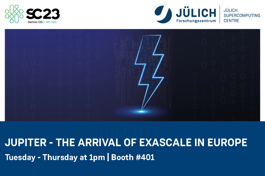 fzj_jsc's tweet image. 🎙️Our live sessions start tomorrow at our booth 📍401
10am - 11am Talk with video demo and Q&A @pasqalio 
1pm - 1:30pm | JUPITER - The arrival of #Exascale in Europe
4pm - 5pm | Pulser studio demonstration and Q&A @pasqalio 
#sc23 #iamhpc #EXA_JUPITER