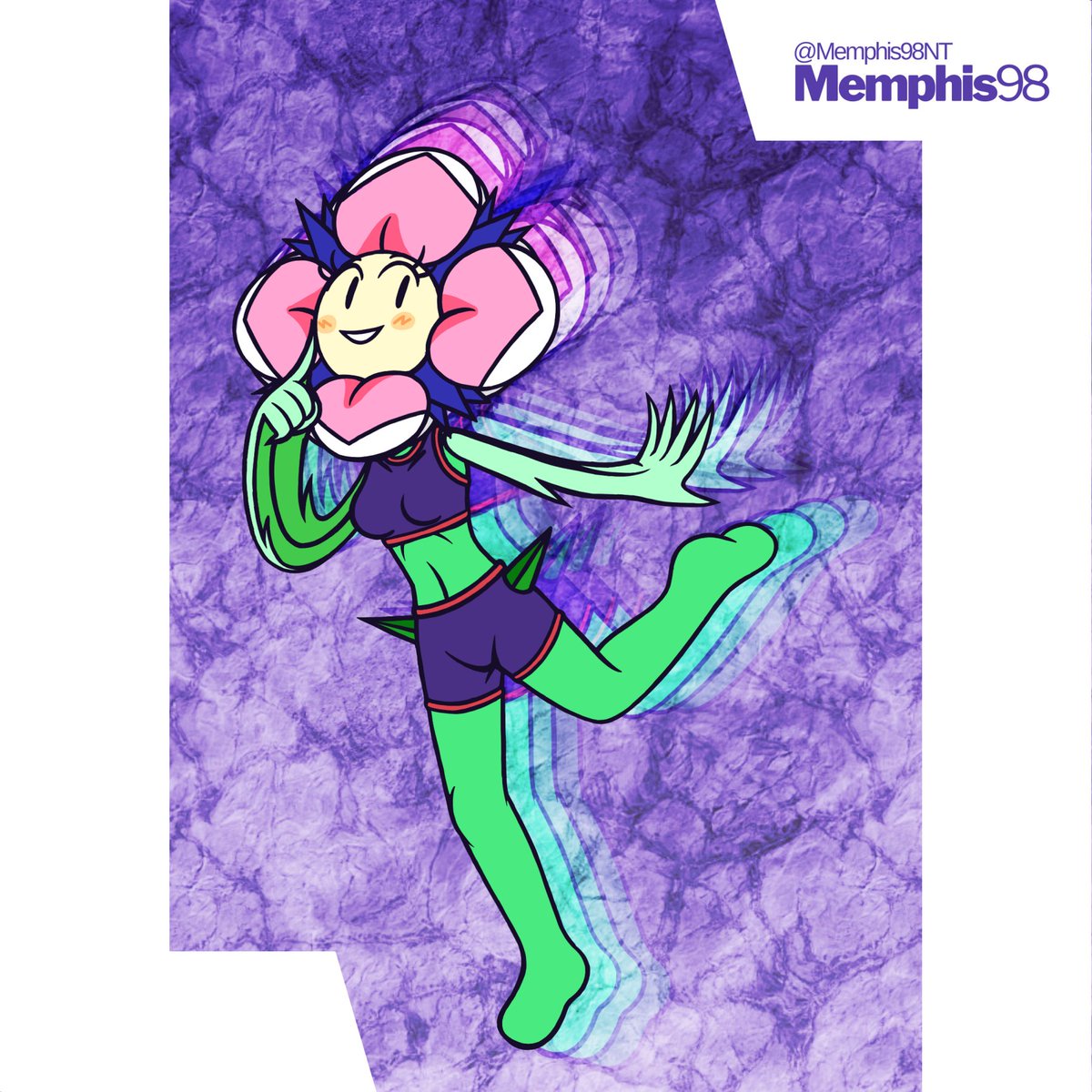 Memphis98NT's tweet photo. A very sporty Pep 💮
#M98 #OC #PepperRose #DigitalArt https://t.co/h1bOxu2oMs