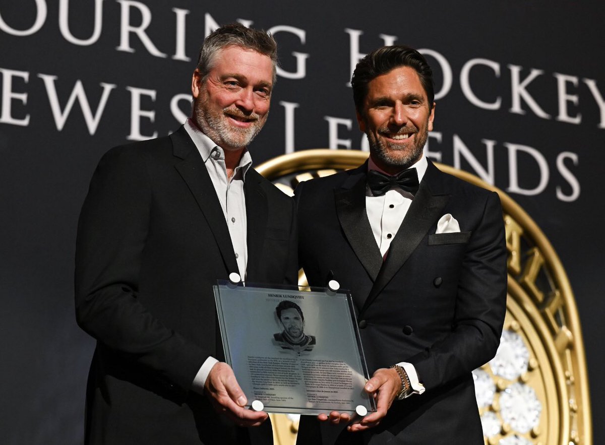 Congratulations, Henrik Lundqvist. 

Hockey Hall of Fame - Class of 2023 #HHOF2023 

📷: <a href="/HockeyHallFame/">Hockey Hall of Fame</a>