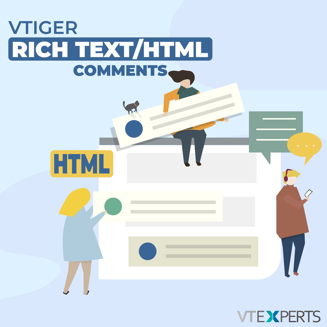 vtexperts's tweet image. Advanced Comments extension allows to format the text, post comments in “Rich Text” format, which allows users to add bullet points, images, underline, highlight text
Details: bit.ly/3iYxcKx
#VTExperts #VtigerCRM #vtiger #Vtiger7 #ExtensionPack #Comments #RTF #HTML