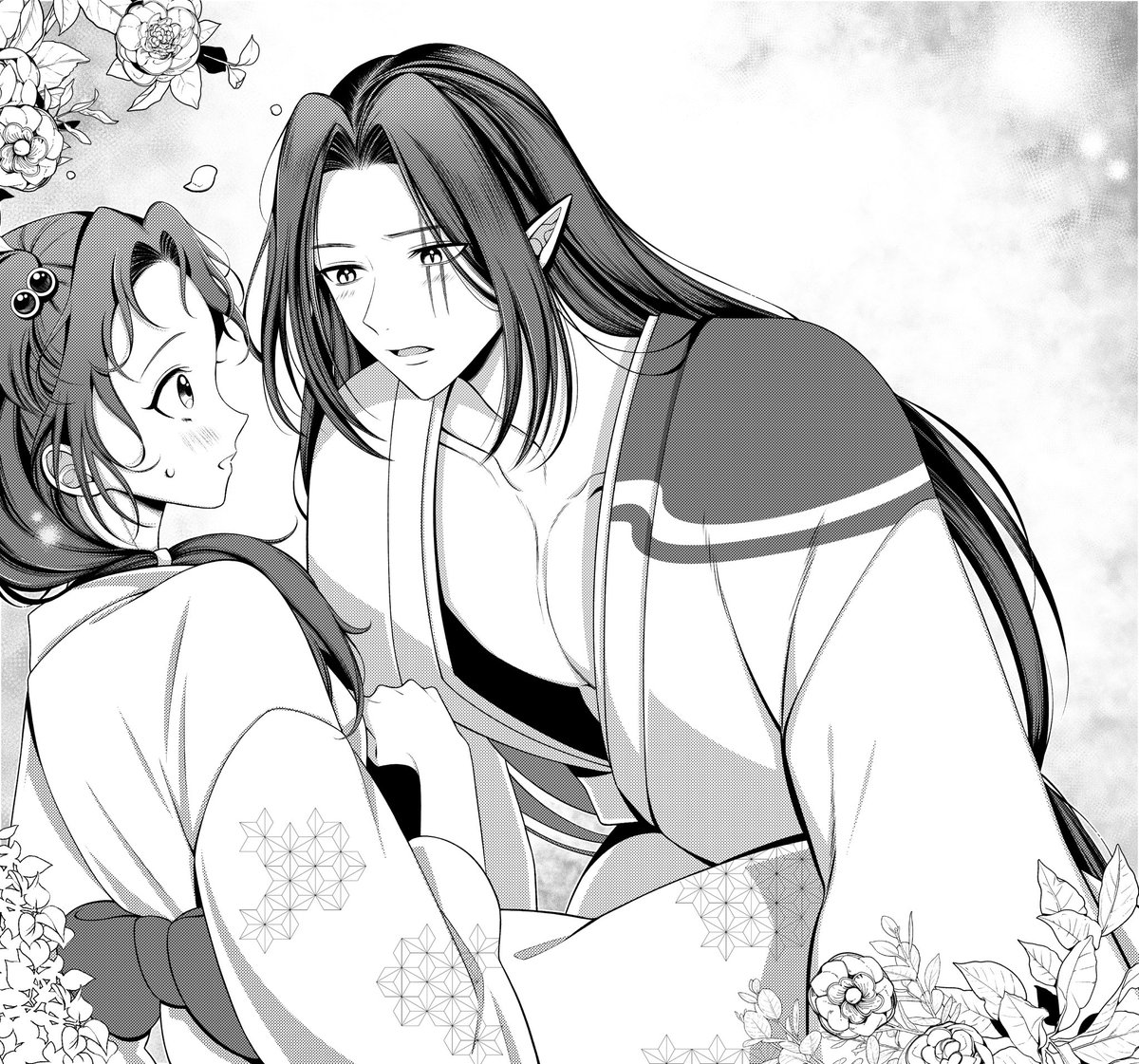 SaltMango1's tweet photo. Thank you @NOI1118 to fullfill my dream , my future ship 💏 your art is amazing and really nice person to work with. Finally I have my OC in your style. 

#WhatIfSessRinHaveASon 
#Yutomaru
#BabySpider https://t.co/XU8G4znewj