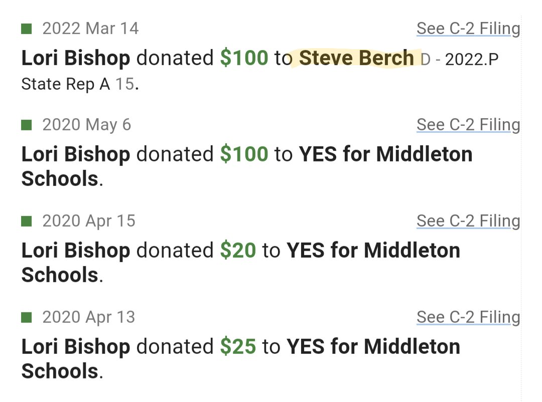 Seems pretty 'conservative Republican' to donate to leftist Democrat Steve Berch in 2022. Come on Lori Bishop, you aren't fooling anyone. 

Who's idea was it to run a far-left activist as a Republican? #idleg #idpol