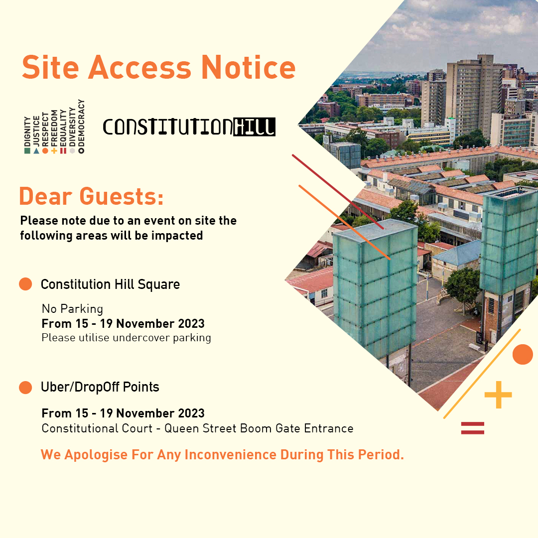 ***Important Site Notice*** Hey ConHill Fam! Please note due to an event on site a few areas will be impacted from the 15th -19th of November 2023. Please follow the mentioned instructions for your convenience and we hope you will bear with us during this period. #VisitConHill