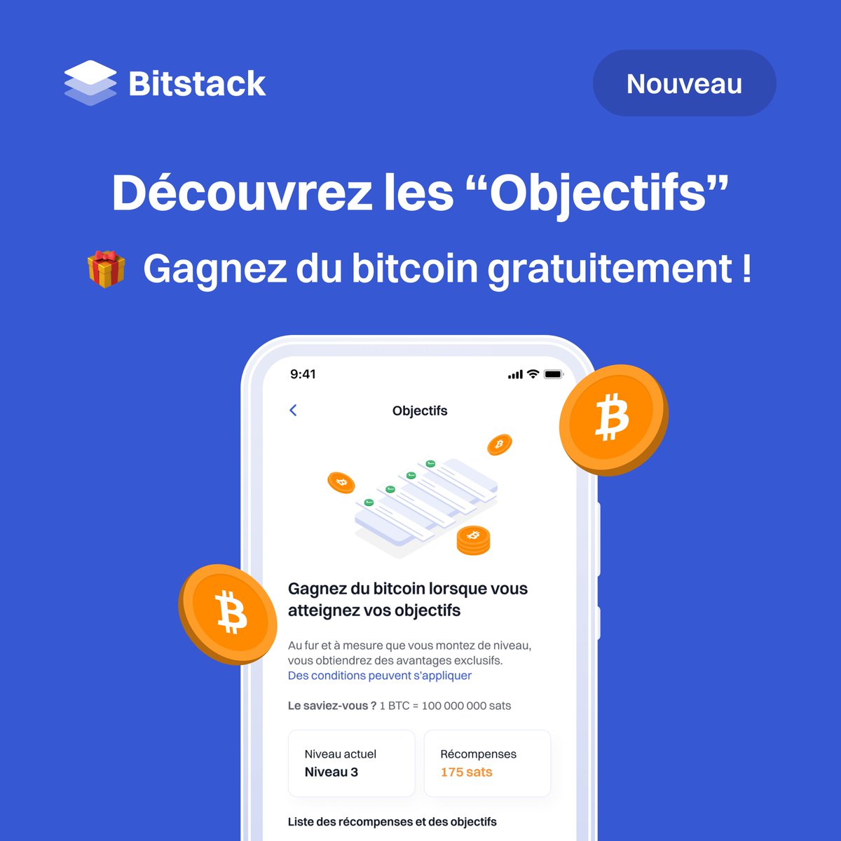 💥 Nouveau sur Bitstack 🚀 Nous avons le plaisir de lancer une nouveauté  qui devrait vous plaire : les 
