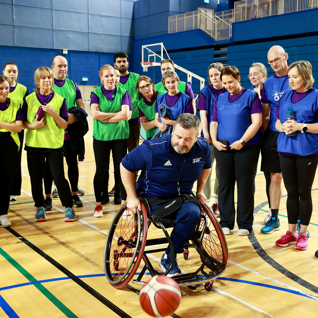 DynamicEventsIE's tweet image. Last week, Dynamic Events Ireland orchestrated a high-energy event for @viatrisinc at the impressive @SportIreCampus 🏀 

The energetic day raised funds for the @IrishWheelchair

#DynamicEvents #CSR #IrishWheelchairAssociation #SportIrelandCampus