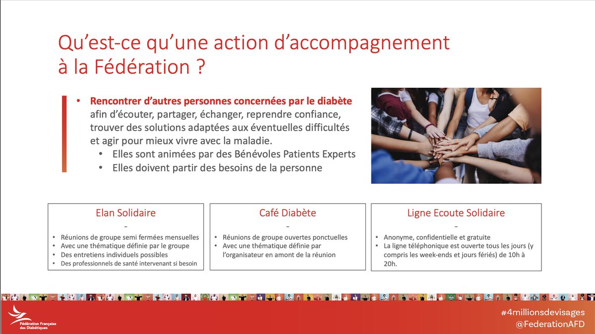 FedeDiabete's tweet image. #4MillionsdeVisages
Notre Ligne d’écoute est anonyme, confidentielle et gratuite 📆 ouverte tous les jours (y compris week-end et jours fériés) ⏱️ de 10h à 20h
✔️En 2022 : 585 personnes, 585 histoires différentes, 585 raisons de composer le numéro de la ligne d’Écoute
#JMD