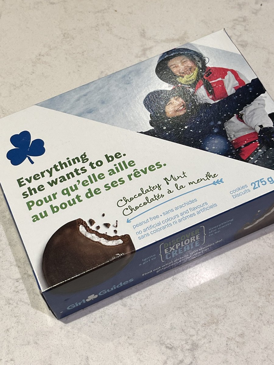 Anonymous neighbourhood angels have left goodness at our front door. Kindness will change the world, one girl guide cookie at a time. Thank you!🥰