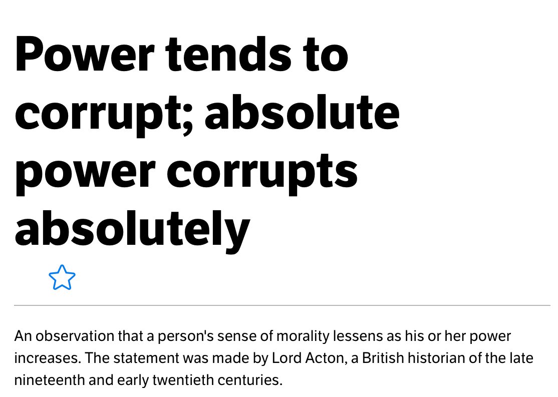 CaptainScarl3t's tweet image. ...tsé, quand l&apos;Impératrice Verte-et-Inclusive s&apos;est présenté la première fois, j&apos;avais le sentiment qu&apos;elle sous-entendait être moins corrompue que #DenisCoderre et que les femmes ne font ce genre de politique

...au tournant du 20e siècle, Lord Acton a dit : ⬇️

CQFD