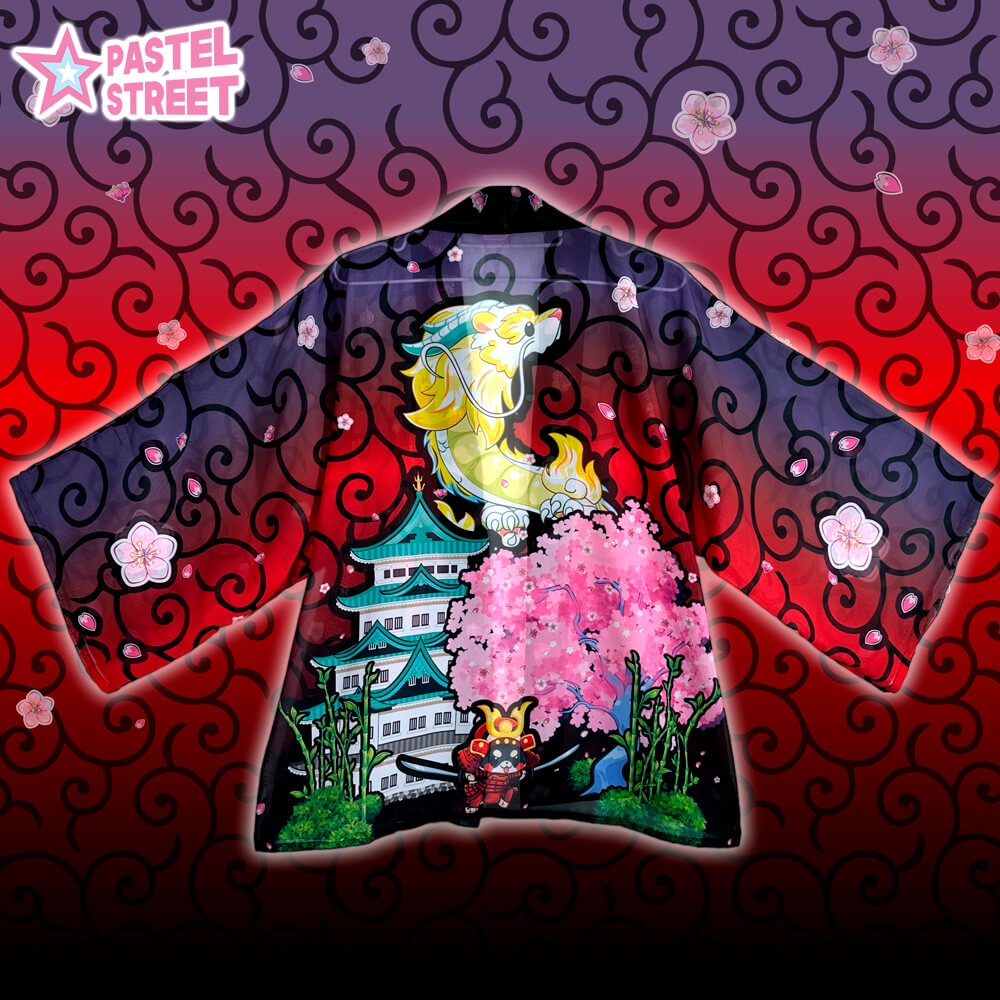 READY TO FIGHT CHIFFON JACKET 2023 ⚔️🐶
\( ˙▿˙ )/

What can be the story hidden in this design? 🐲🤔

Now available at 👉 Pastelstreet.com 👈 

ALL DESIGNS RESTOCKED AS WELL! (•̀⌄•́)/ 💖💖

#pastelstreet #kawaiifashion #handmade #handmadeclothing