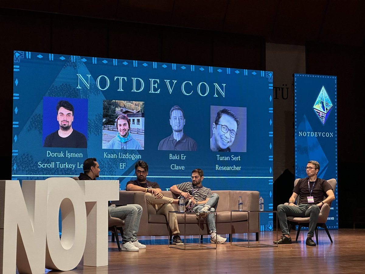 Getting ready to learn the crypto ecosystem in 🇹🇷 at notDEVCON! @dorukismen @kaanuzdogan @LibraryDefi @turansert @ITUblockchain @EFDevconnect💪