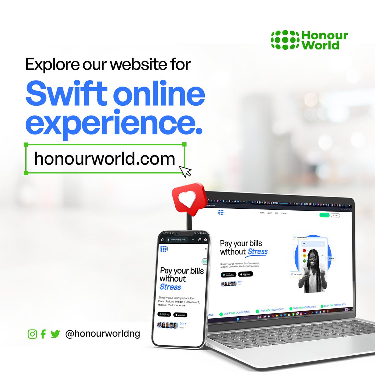 honourworldng's tweet photo. Dear Honorable,

Utilize our website for fast and reliable purchases and transactions. Access your Honour World account on any device. ✅ Cheers!

https://t.co/t0LAB34Rzt

#superfasttransactions #honourworld #seamlesspurchaseexperience https://t.co/lM9D7yNWmS