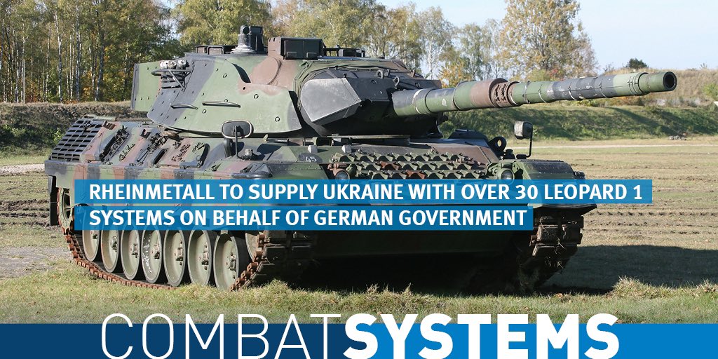 #Rheinmetall to supply 🇺🇦 #Ukraine with over 30 #Leopard1 systems on behalf of German 🇩🇪 government rheinmetall.com/en/media/news-… #Defence #Military #Army #takingresponsibility