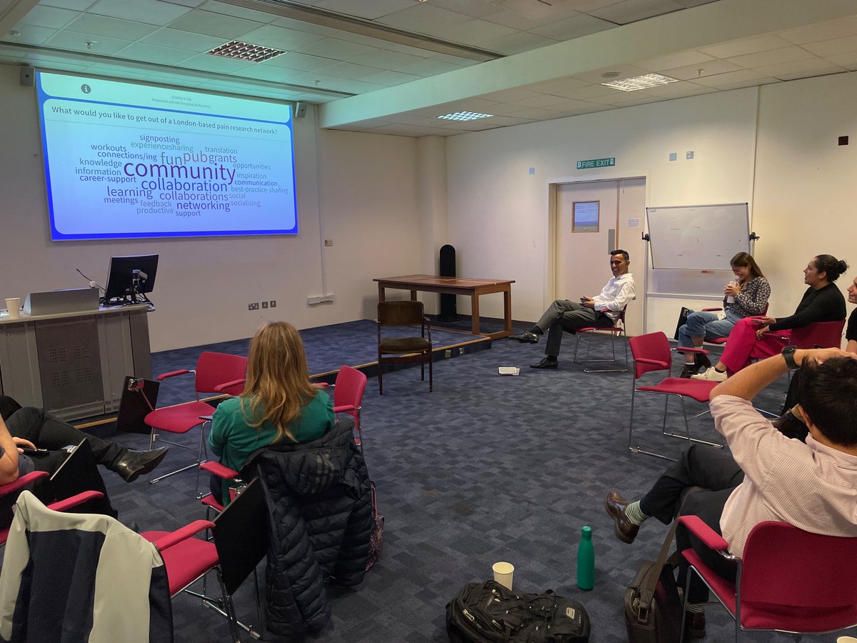 Last night saw the inauguration of the London Pain Research Network. 🤩🤩

Get in touch if you want to get involved in Community, Collaboration and Pub.