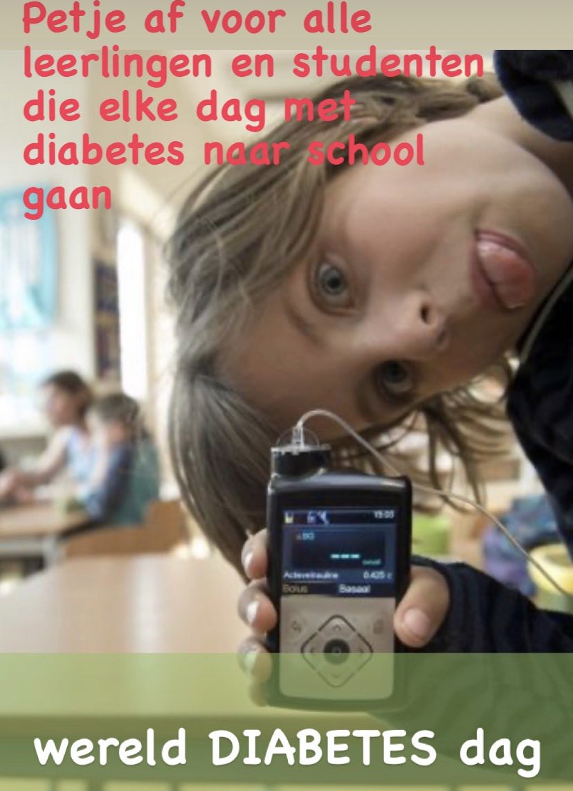 Zorgeloos met Diabetes naar School tweet media