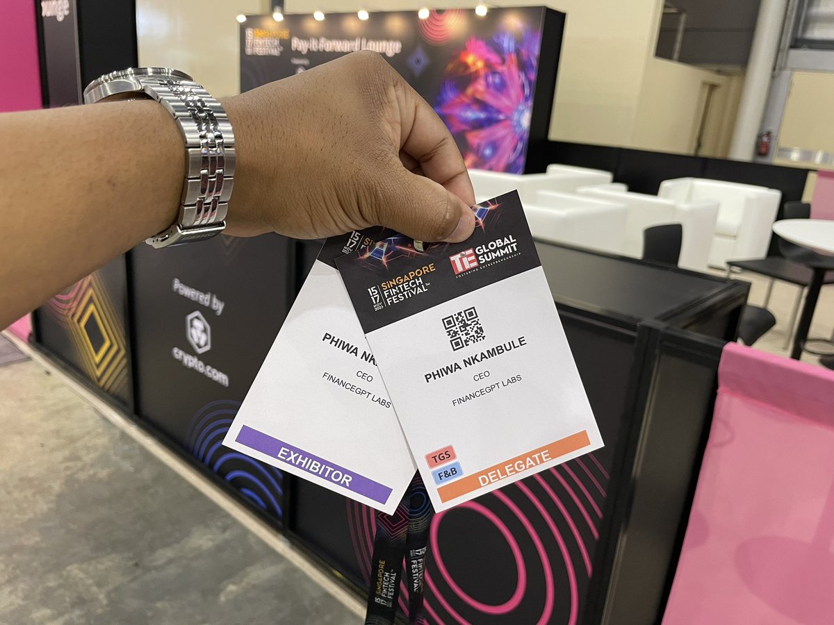 We are taking part in the largest gathering of the financial sector in the world, the #SingaporeFinTechFestival, this week.