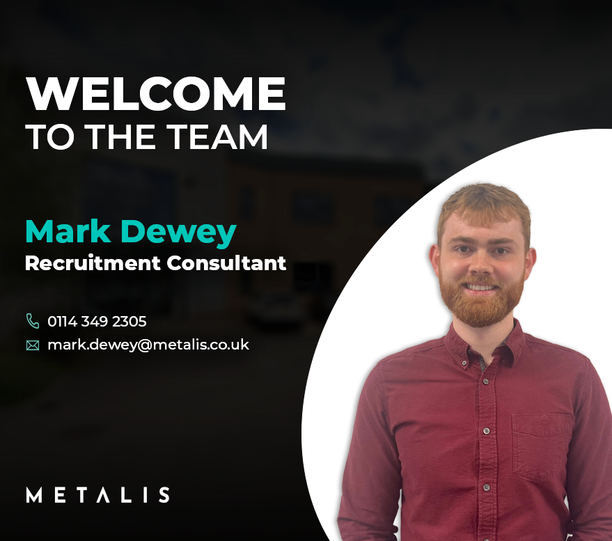 Metalis19's tweet photo. We're thrilled to announce Mark Dewey as our new Recruitment Consultant joining our West Yorkshire team!

We wish Mark every success in his new position with us here at Metalis.

#recruitmentconsultant #welcometotheteam https://t.co/bdxyo6wBs5