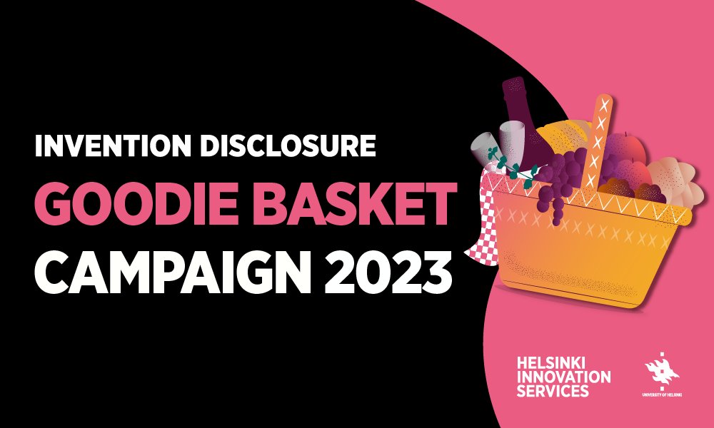 Hello researchers at the @helsinkiuni👋 It's time to submit your invention disclosures and participate in the ID Goodie Basket campaign. You have time until 30th Nov. Read more in Flamma 👉flamma.helsinki.fi/en/group/ajank…