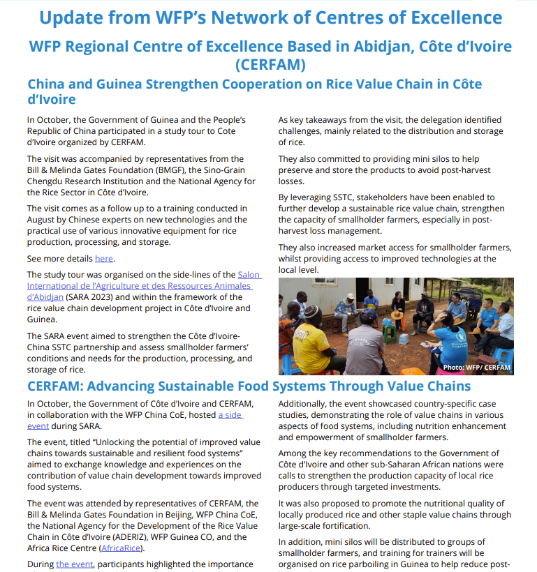 #OutNow Through #SouthSouthCooperation, countries of the #GlobalSouth are able to coordinate their efforts & share knowledge & resources. Click 👉bit.ly/47vEoBJ to find out the latest South-South Newsletter with update on #SSTC activities, including CERFAM's contribution