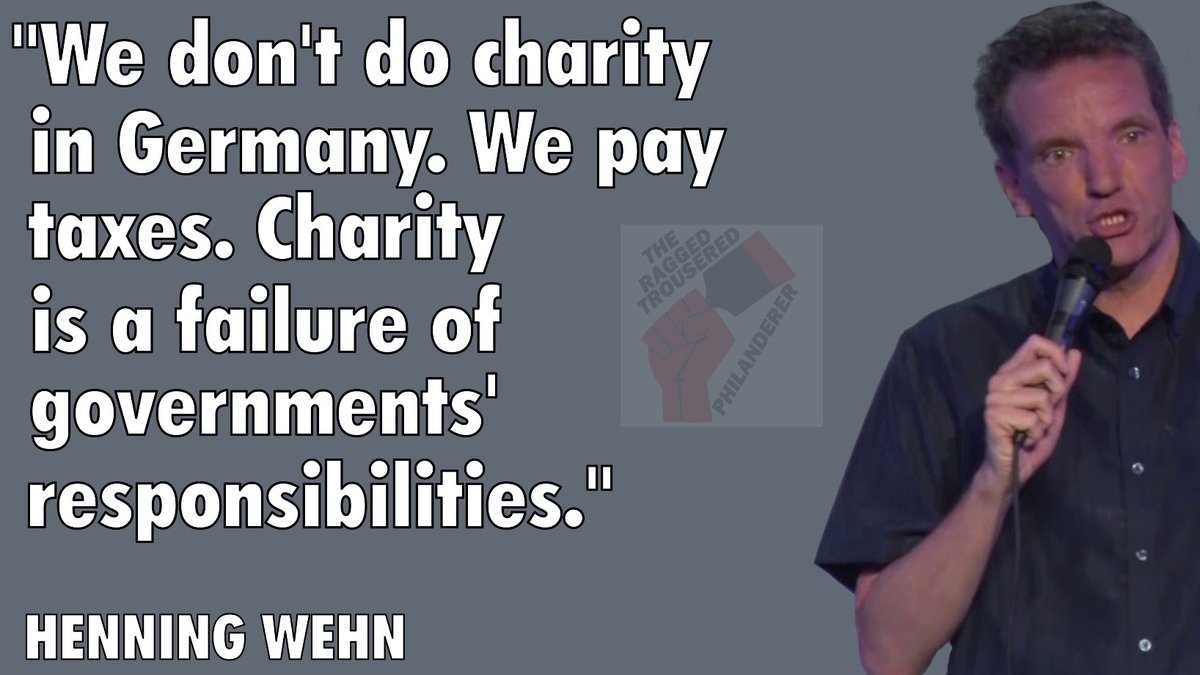 We have 'Children In Need' because billionaires and international companies refuse to pay taxes.