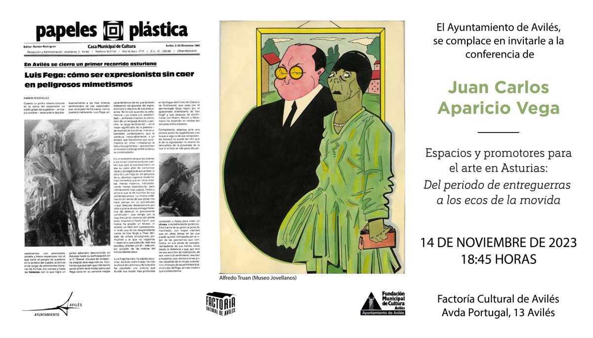 Hoy, 14 de noviembre, a las 18:45 h tendremos una interesante conferencia de Juan Carlos Aparicio.