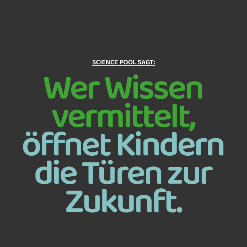 SciencepoolVwV's tweet photo. Wer Wissen vermittelt, öffnet Kindern die Türen zur Zukunft. Denn gute Bildung schafft Chancen im Berufsleben. Wir lieben es, dass wir einen Teil dazu beitragen können. https://t.co/7yv6DBuMbv