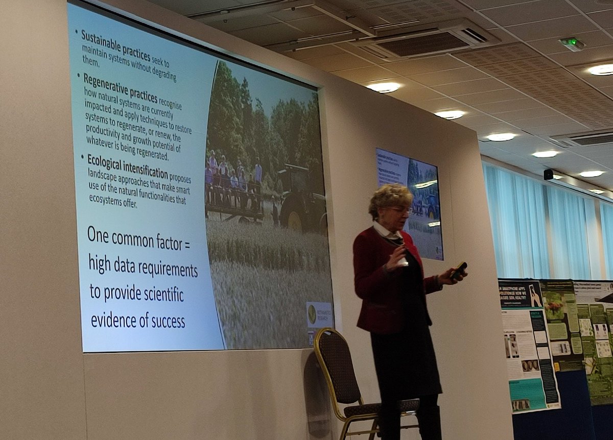 Areas of incremental and disruptive innovations for the future in the #agriculture and #foodsystems space today at FAR'23 by Angela Karp from @Rothamsted What is an exciting innovation in these spaces from your perspective? #FutureAg23 #FutureAgResearchers