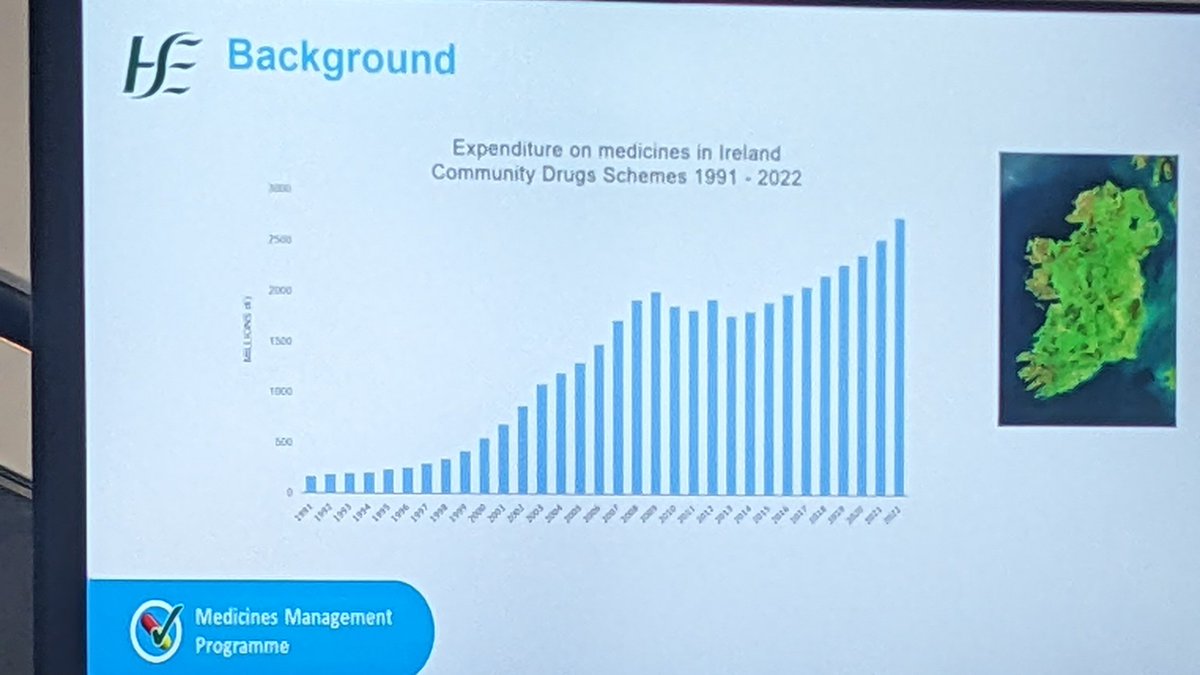 With increasing expenditure on drugs in Ireland, the role of cost containment is of growing importance. @gorrycm of @MedMgmtProg nicely outlined the synergistic relationship between HTA & HTM in 🇮🇪 in informing implementation of managed access protocols @INFO_NCPE #ISPOREurope