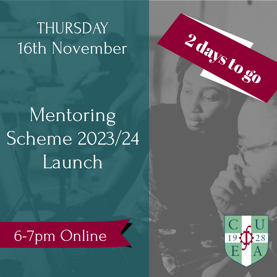 CUEngAssoc's tweet image. We are launching the CUEA Mentoring Scheme on 16/11/2023.  We are trialling some changes this year in response to your feedback. We will be covering these changes and top tips at our online launch event this Thursday!
#mentoring #cambridge #alumni #engineering