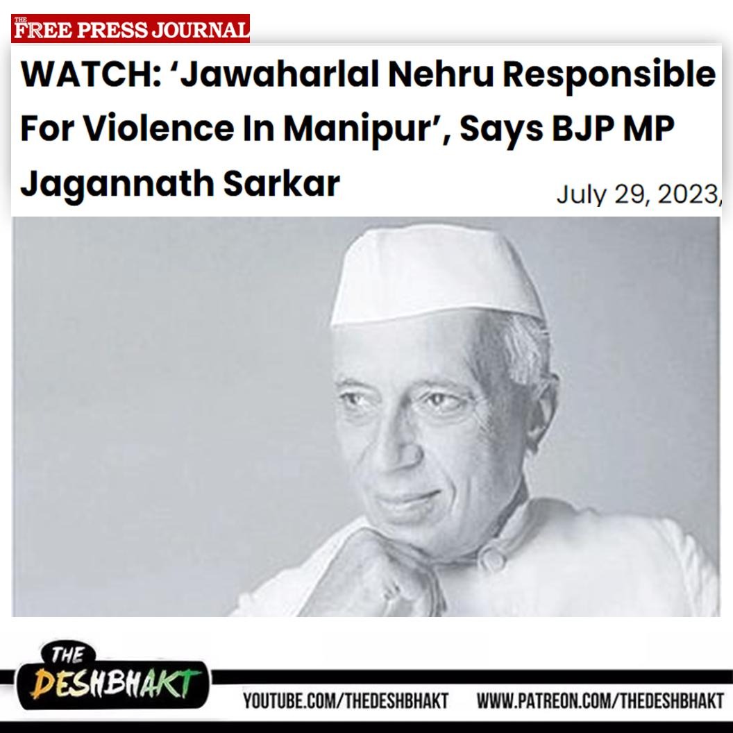 TheDeshBhakt's tweet photo. Happy Nehru Ki Galti Day! https://t.co/kRqphzaerJ