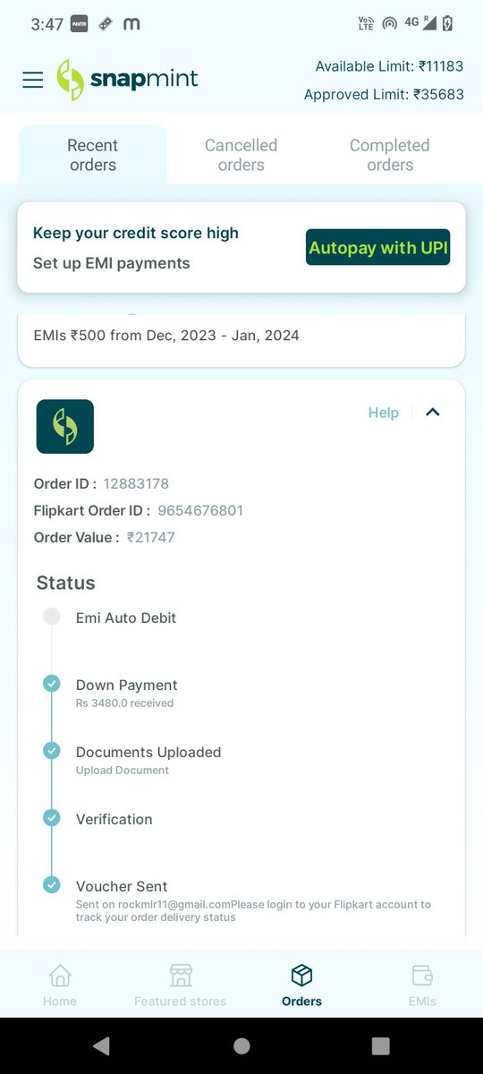 rrjyv's tweet photo. @SnapmintEmi I am a new costumer of yours. I am attaching the details. Kindly update about the same. I am only getting consolation mail constantly.
I have sent you the details.
Rajeev Ranjan Jha
rockmlr11@gmail.com
Ph-9654676801 https://t.co/3Wjt05x80H