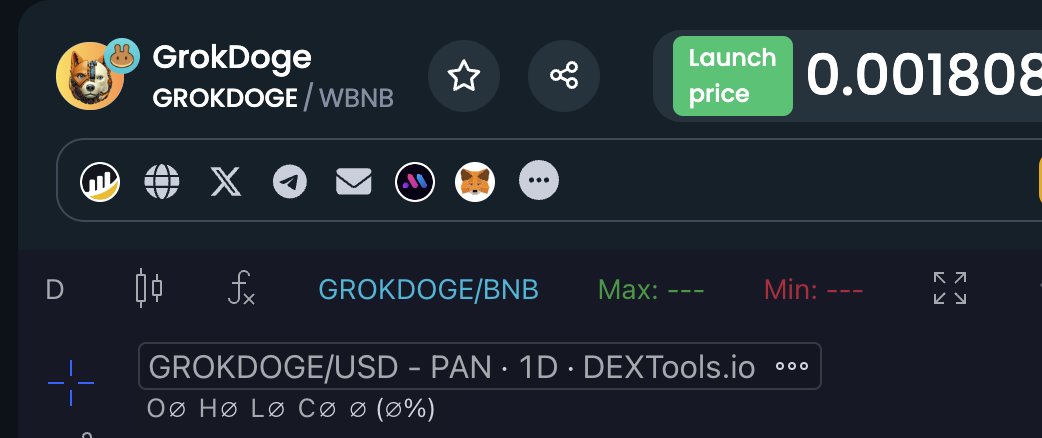 grokdoge's tweet image. ✅Dextools logo and socials updated.
dextools.io/app/en/bnb/pai…

#GROKDOGE #GROK #BNB #BSC