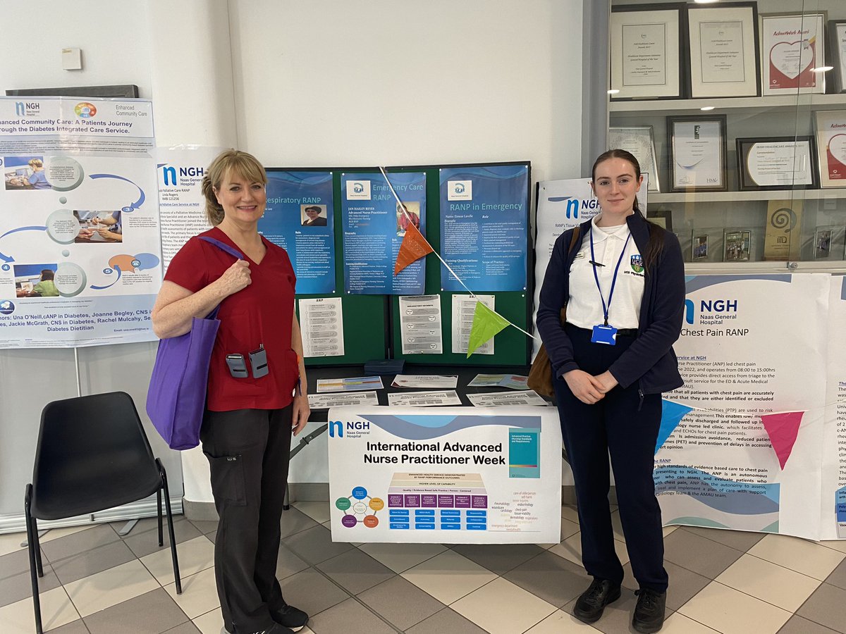 Supporting ANP week in NGH. Leading the way advanced patient care @NiamhKBarrett @murphy2_anne @Elaine04397229 @stephanienaram1 @s_ingram_anp