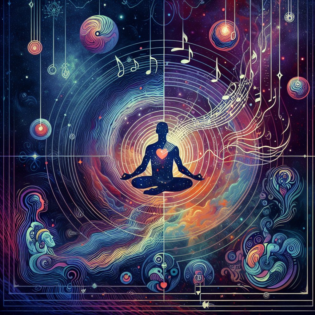 'Imagine, with each heartbeat, we dance to the rhythm of a cosmic symphony that resonates through the silence of our shared existence. #DeepThoughts #UniverseWhispers'