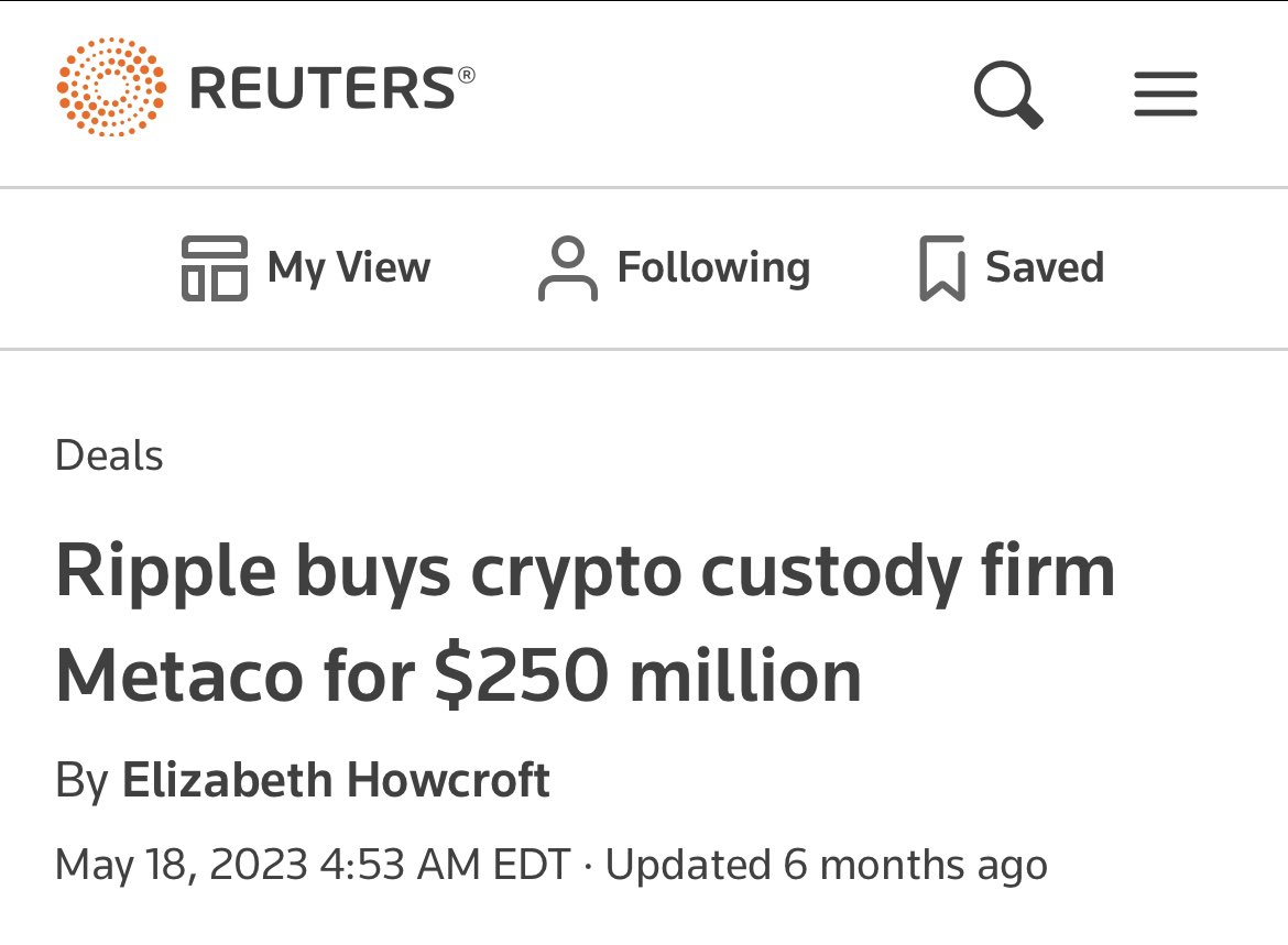 24hrscrypto1's tweet photo. It’s been too long. 

We’ve heard nothing from BlackRock or Ripple. The price action that occurred within #XRP yesterday is a big deal. 

Something is going on. $XRP ETF will happen 1000%, the question is.. 

Is this the one? 

IMO - this is real, they may come out and say it’s not real in the short term. But this is real. 

I’ll show you how these fools react to news info, check this this out. Look at the order its in and the dates. Anything to do with #Ripple or #XRP - they try to distract people with a negative outlook about $XRP.

METACO AIN’T reviewing shit! 

#XRPCommunity #XRPHolders