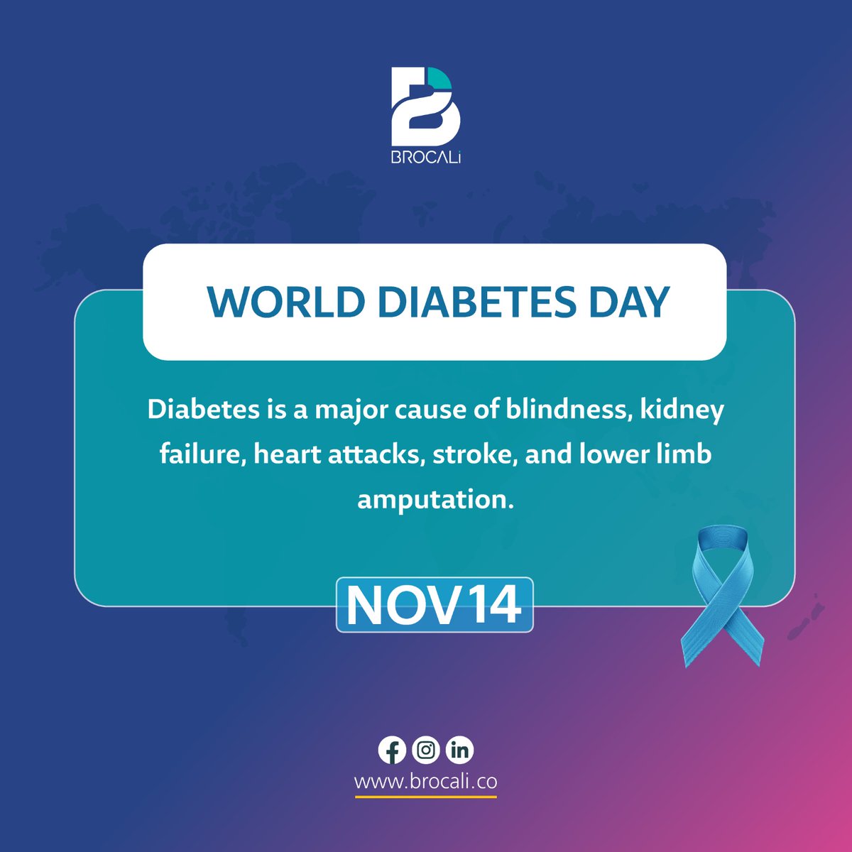 BrocaliMed's tweet photo. Managing blood sugar levels with resilience and grace. 💙
On this World Diabetes Day, let's celebrate the strength of every warrior facing diabetes head-on. Your journey inspires us all. 
#WDD #DiabetesWarrior #يوم_السكري_العالمي #سكري https://t.co/Qz8Cv52Bb1