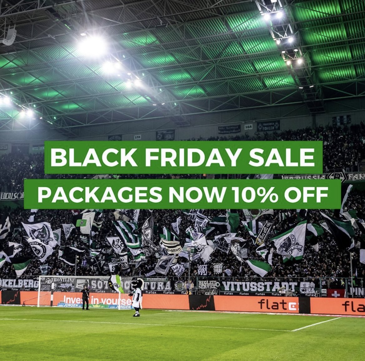 𝐎𝐔𝐑 𝐁𝐈𝐆𝐆𝐄𝐒𝐓 𝐒𝐀𝐋𝐄 𝐘𝐄𝐓🚨 Our Black Friday sale is now live on all January - March 2024 packages! Each package includes: Match tickets to a mystery European match 🎫 Return flights ✈️ Head to our site today and secure the perfect Christmas gift!