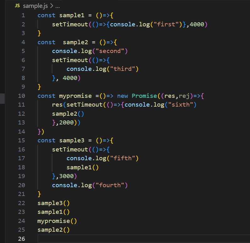 SwapnithVenkat's tweet photo. Guess the Output🤔💭
#js #javascript #coding #tech #it #node #async
#react #vue #svelte #frontend #callback #promise
#callbackhell #html #css https://t.co/eE0QbmvqOr