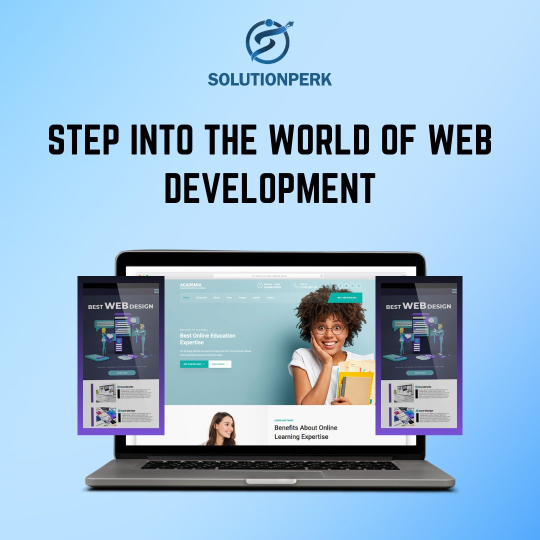 solutionperk's tweet image. Step into the world of web development with us. Learn how we design websites that not only look visually stunning but also provide a seamless user experience. Your brand&apos;s online journey starts right here. 💻🌟

#WebDevelopment #Webdesign #solutionperk #wordpress #webdeveloper
