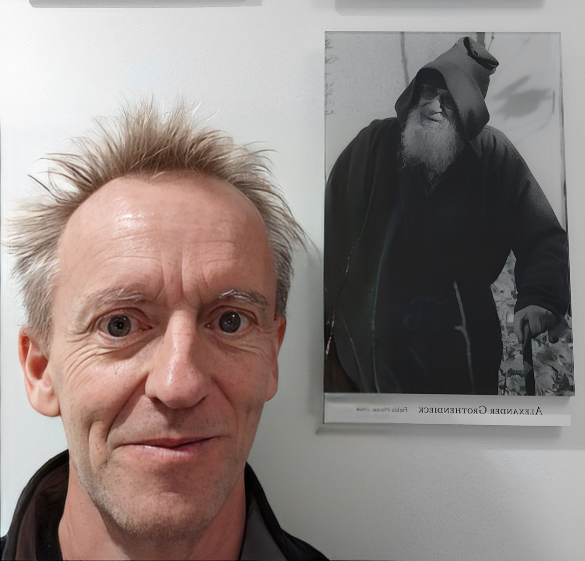 CRMatematica's tweet image. ✈️Our own Tim Myers, principal investigator at CRM, travelled last week to the International Mathematics Union in Berlin. He attended key meetings for the European Consortium for Mathematics in Industry. Also in the picture, Alexander Grothendieck (right).

#IndustryCollaboration