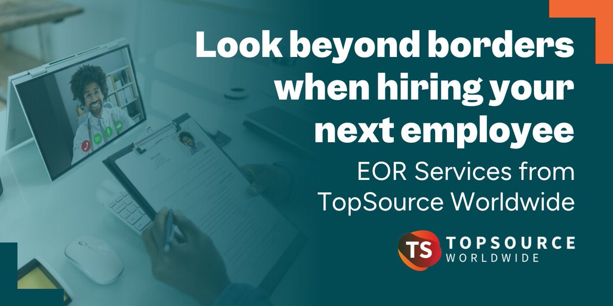 Don't let international borders stop you from employing the best talent from around the world; contact our experts today and start employing globally. eu1.hubs.ly/H06b1LR0 #TopSourceWorldwide #Globeexpansion #EOR #Employmentsolutions