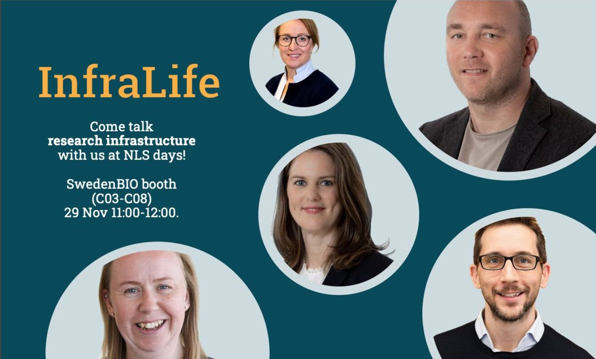 Join the riveting discussion 29 November with #InfraLife! Read more 👉linkedin.com/posts/infralif… <a href="/SwedenBIO/">SwedenBIO</a> #nlsdays2023