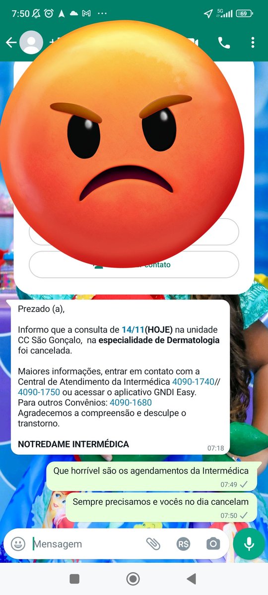 MyhRodrigues03's tweet photo. Parabéns @hapvidandi ,mais uma vez, um ótimo trabalho que vocês realizam, sempre a mesma coisa marcamos consultas e no dia da consulta vocês mandam mensagem dizendo que não vai ter a consulta,ainda tenho que remarcar.

@ANS_reguladora  isso é um descaso com os pacientes. https://t.co/byerMMbw8P