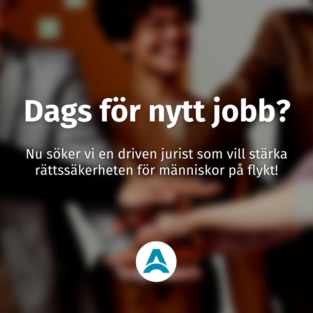Vi söker en jurist som vill bidra till vårt arbete för att människor på flykt ska få en rättssäker asylprocess och sina mänskliga rättigheter tillgodosedda.

Låter det som något för dig eller någon du känner? Ansök nu eller dela vidare!👋

sweref.org/asylrattscentr…