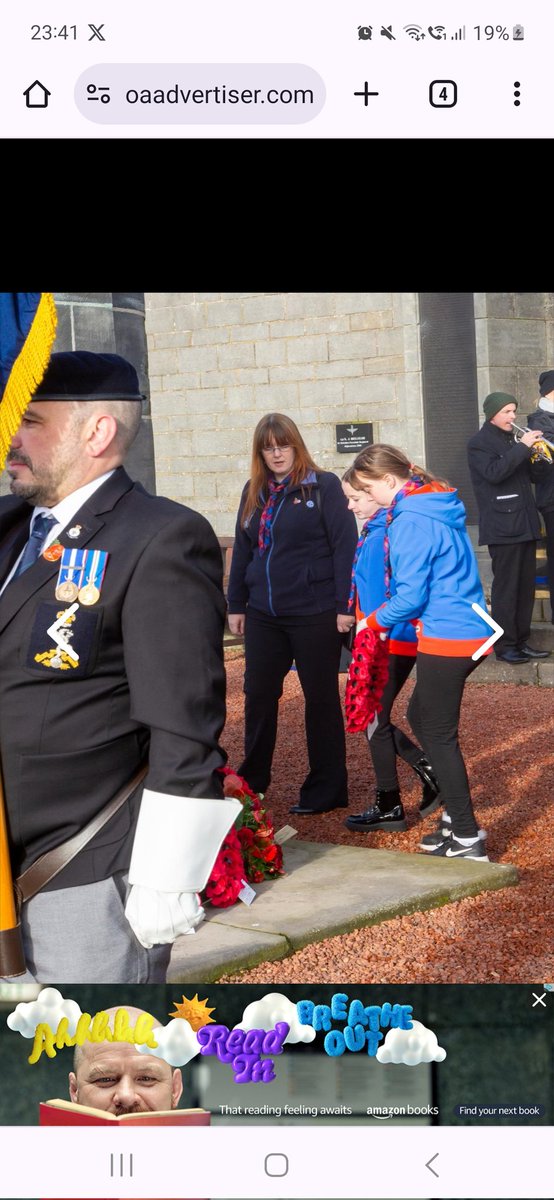 So proud of these girls! #Girlguiding #RemembranceSunday2023